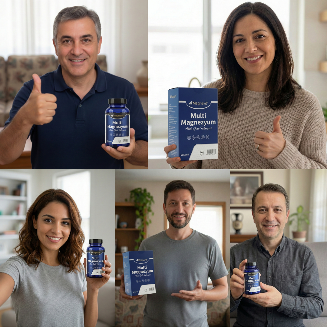 Magnavit™ Akıllı Gıda Takviyesi - 5x Çoklu Magnezyum